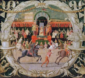 Der Raub der Sabinerinnen (vor dem Signal) ca. 1490